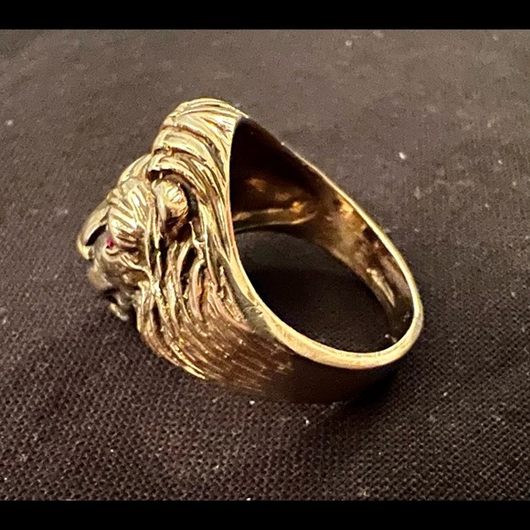 Vintage Lion 14k Gold Ring 11.7 grams of gold - Picture 2 of 13